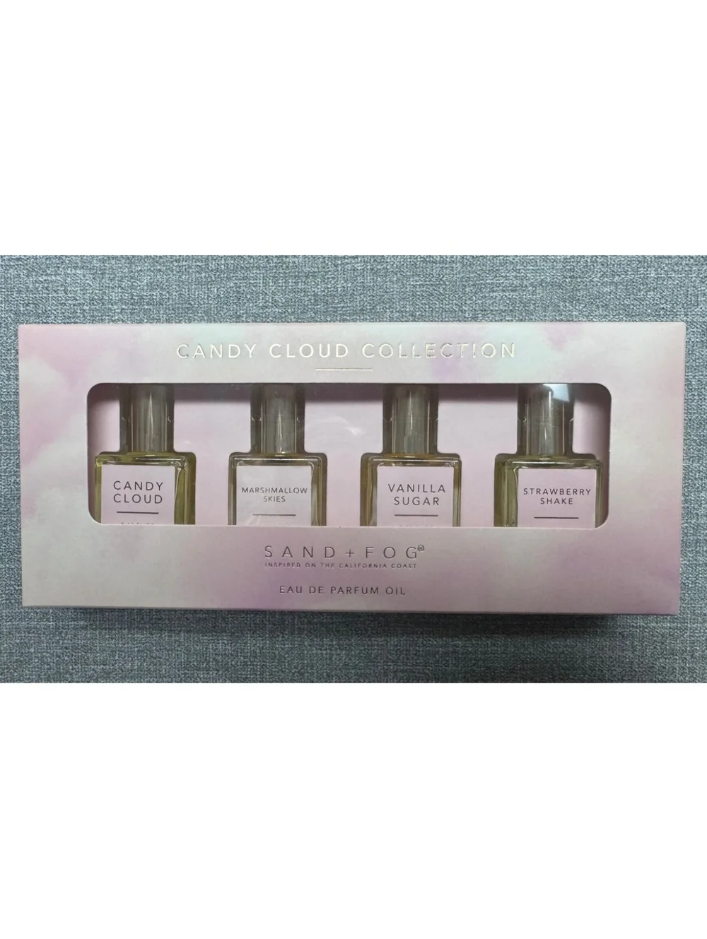 Sand + Fog Candy Cloud Collection 4-Piece Oil Rollerball Set